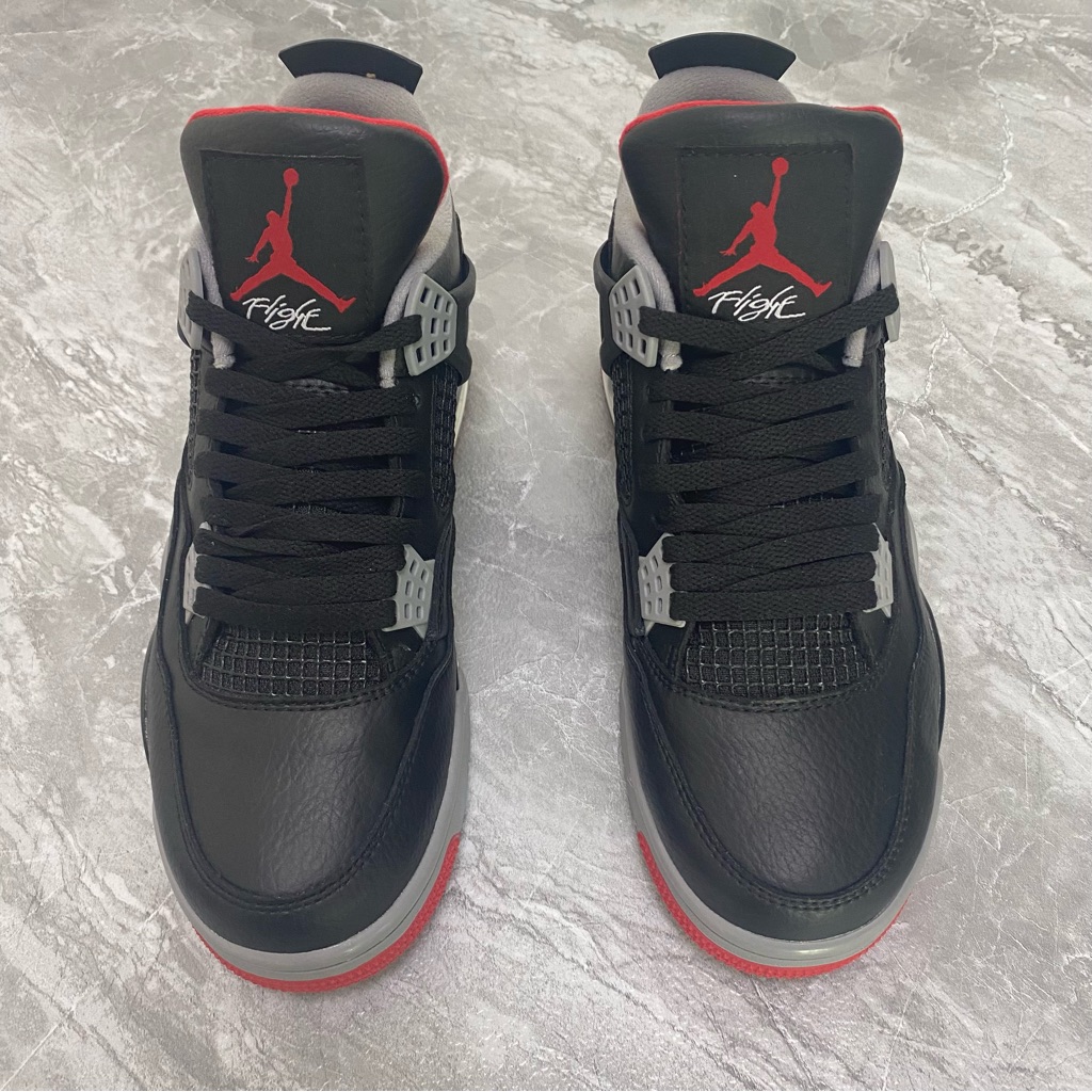 Jordan 4 Retro In Black And Red